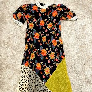 Anthropologie multicolor maxi dress